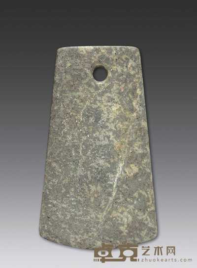 商代 玉斧 长12.5cm